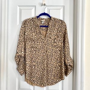 A New Day Leopard Print Blouse
